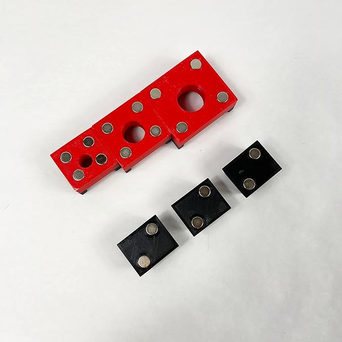 MagAttach Ratchet Organizer Kit (3 Piece Set, Red/Black)
