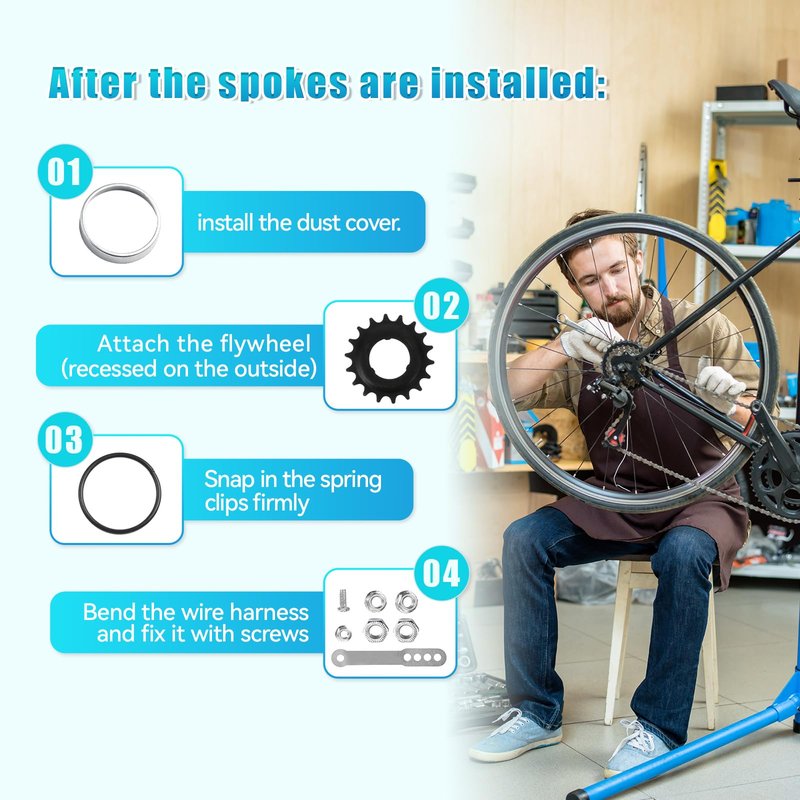 VTORFUN Bicycle Coaster Brake Hub, 36 Hole Bike Brake Rear Hub,Easy Installation Backwards Brake, Bike Rear Hub for Fixed Gear Bicycle, MTB Bike
