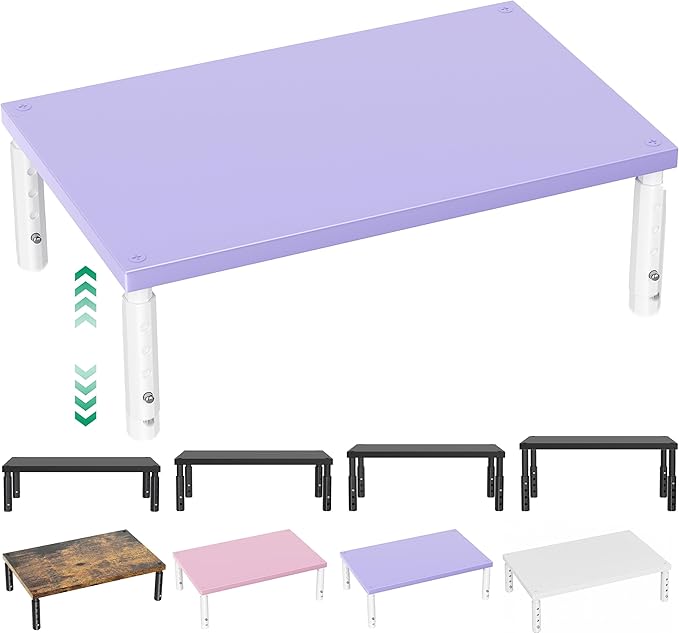 OPNICE Desk Organizers and Accessories, Adjustable Computer Monitor Stand Riser