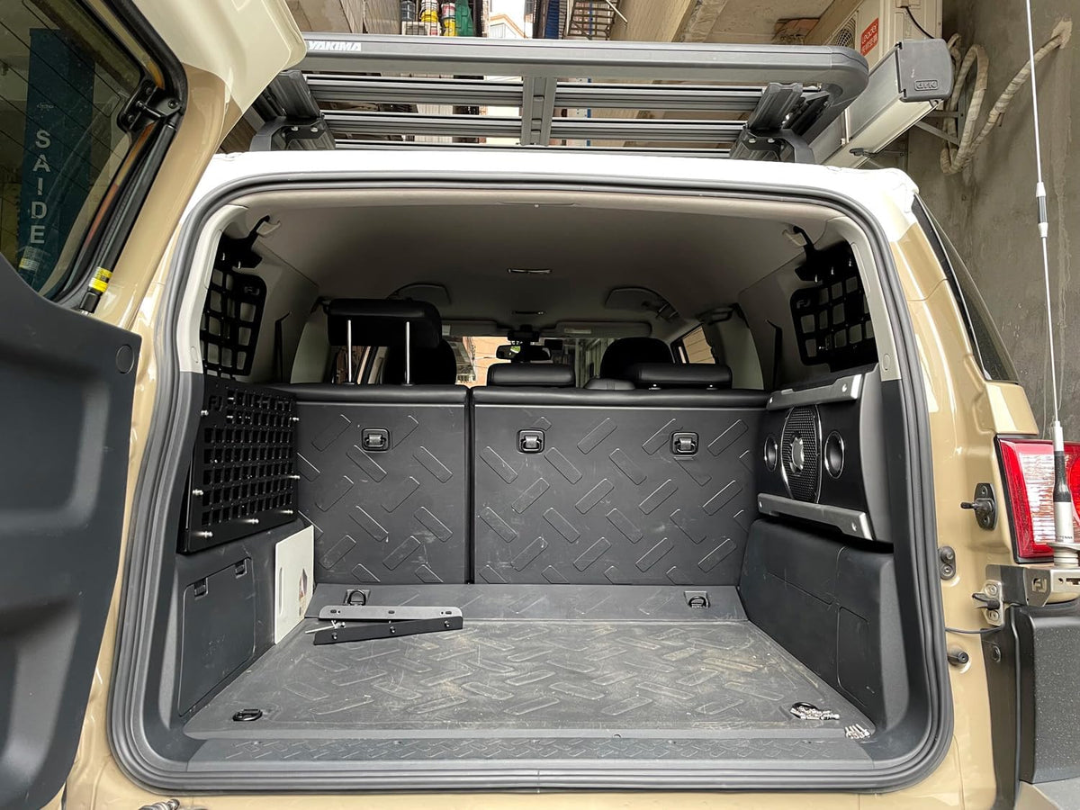 HIGH FLYING Toyota FJ Cruiser (XJ10) 2007-2022 Modular System MOLLE Panels Trunk Shelf Organizer Interior Luggage Carrier Rack Storage Cargo Shelf Basket Holder