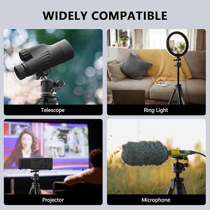 KINGJOY 72'' Aluminum Travel Tripod