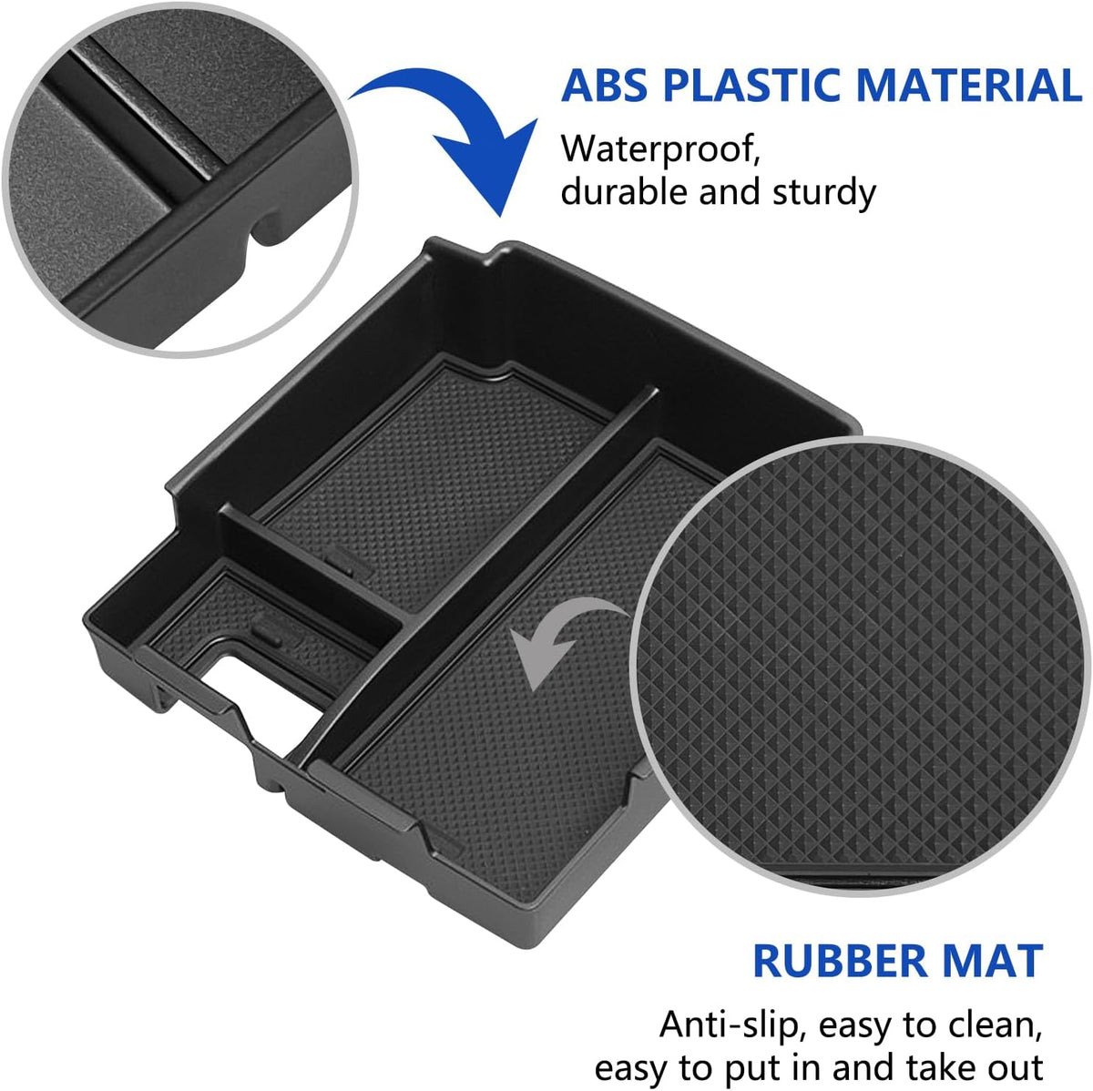Center Console Organizer Tray Fits for Ford Bronco 4-Door 2025 2026