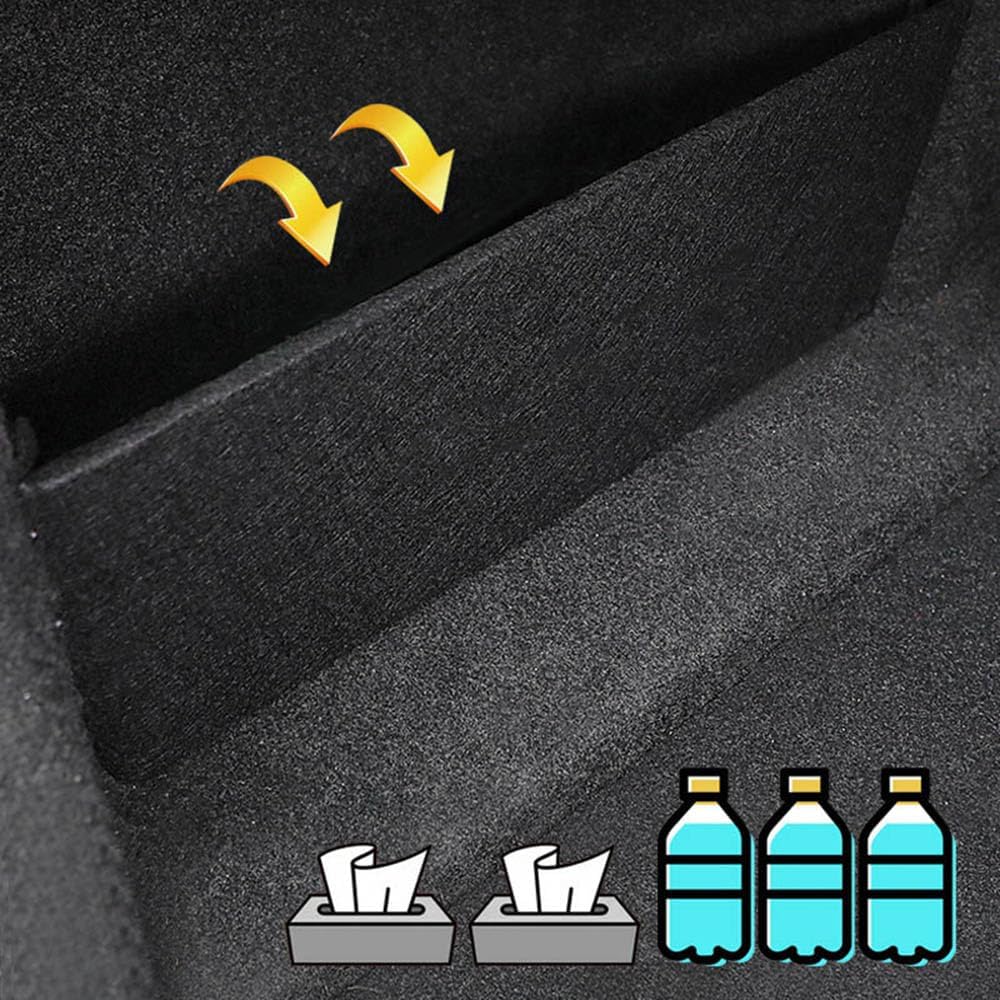 2pcs Car Rear Trunk Organizer Side Divider Board for Honda Accord 10th Gen 2018-2023, Car Trunk Side Organizer Divider Trunk Organizer for Efficient Organization