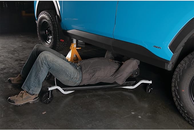 Performance Tool W85014 Low Profile Oversized Shop Mechanic X-Frame Creeper with Extra Padding, 38-Inch x frame oversized