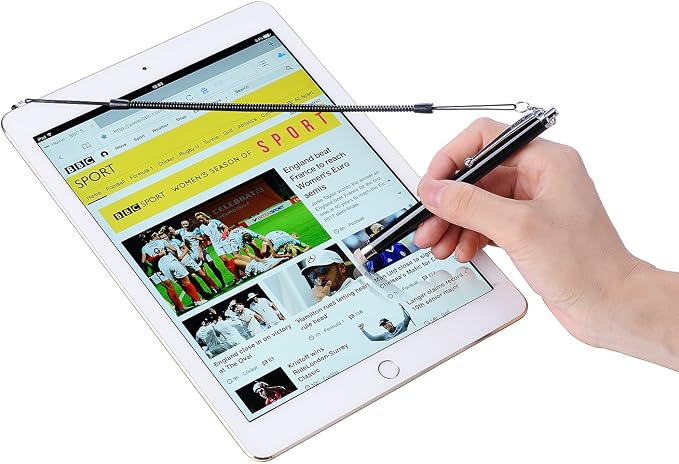 Stylus Pens, CCIVV 4 Pcs 5.6 Inches Mesh Tip Stylus