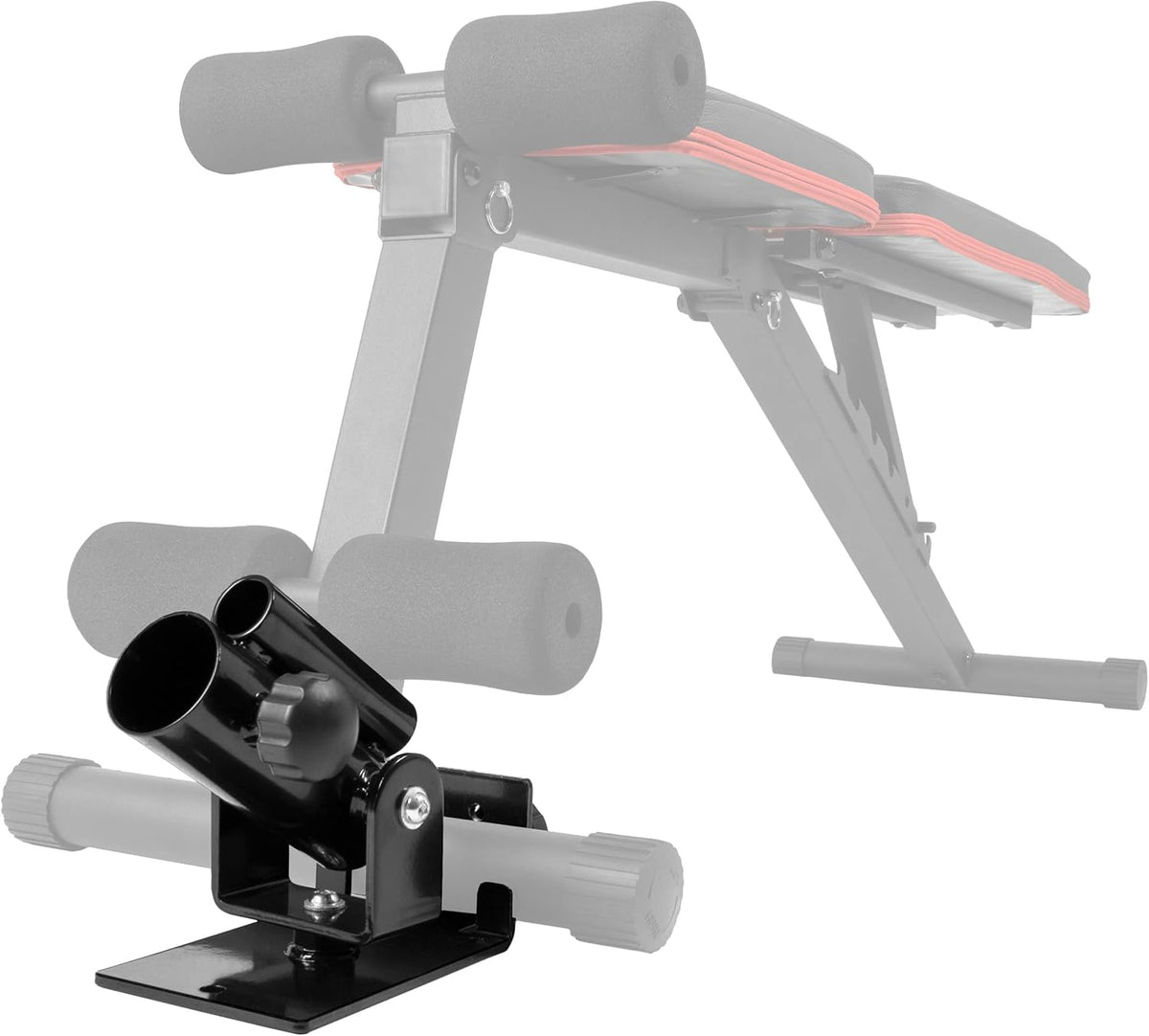 Skiennix T-Bar Row Platform - 360° Swivel for 1” & 2” Olympic Bars - Enhance Your Workout