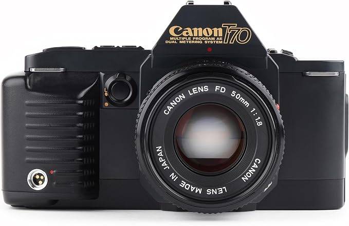 Canon T70 35MM SLR Film Camera kit