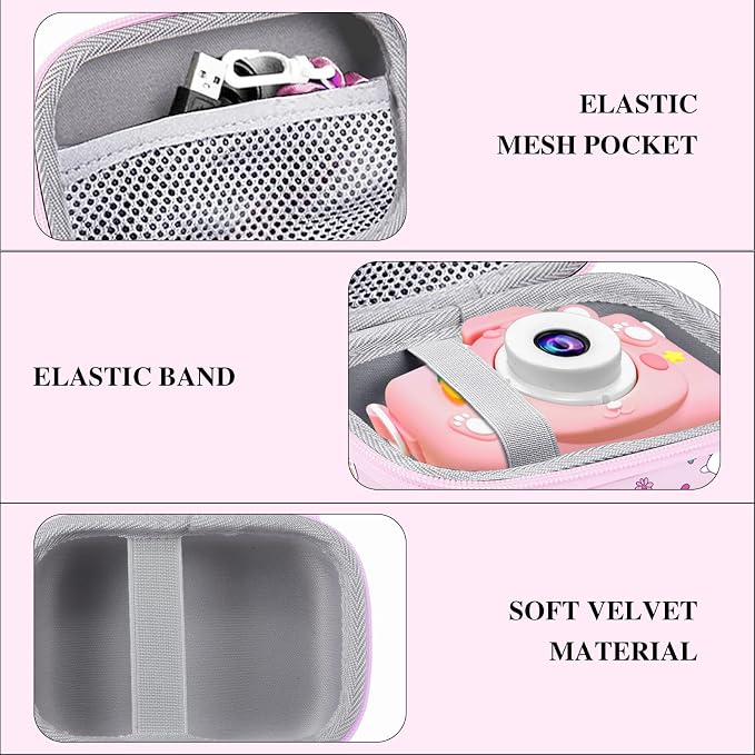 Leayjeen Kids Camera Case Compatible
