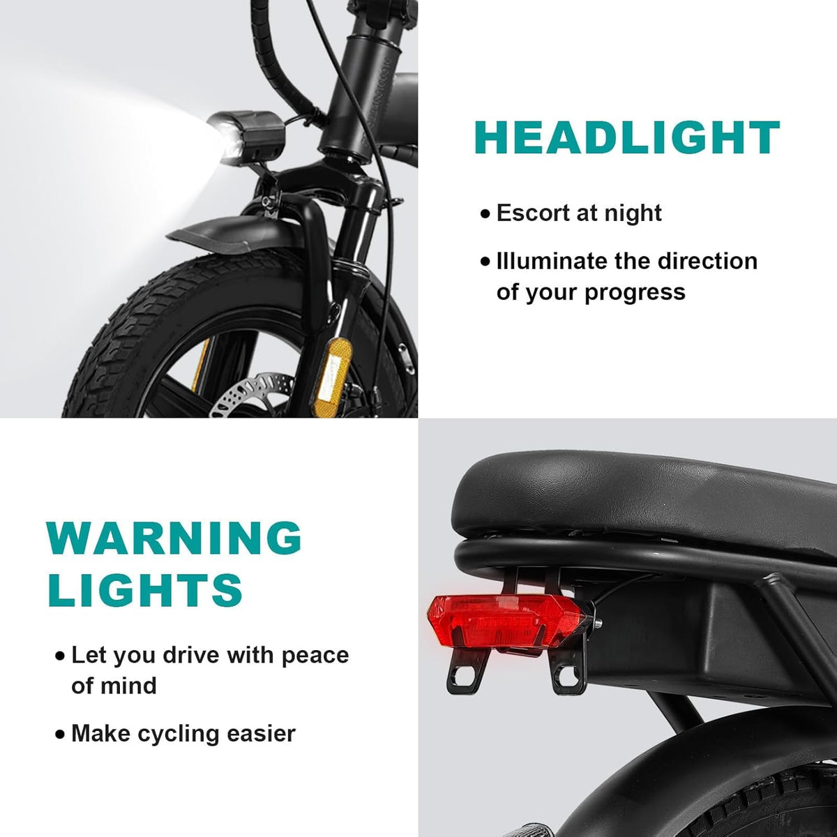 Skiennix Electric Bike - Compact Folding Ebike with 560-740W Motor & 32 Miles Range | 14" Design