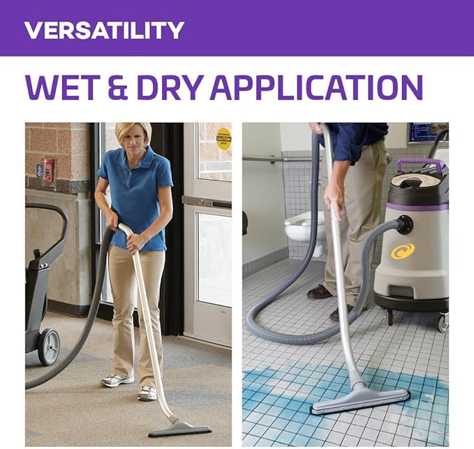 ProTeam Wet Dry Vacuums, ProGuard 15, 15-Gallon Commercial Wet Dry Vacuum Cleaner with Tool Kit