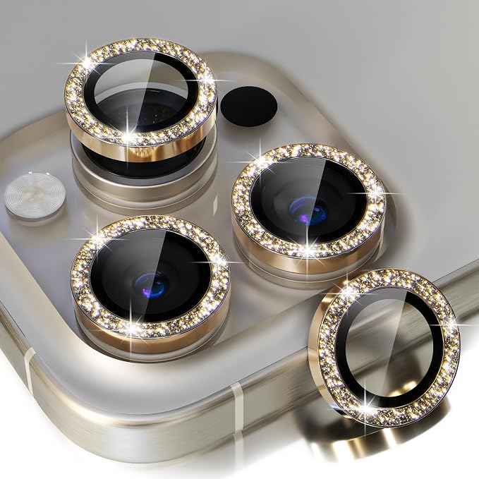 Choiche Compatible for iPhone 15 Pro/iPhone 15 Pro Max Camera Lens Protector