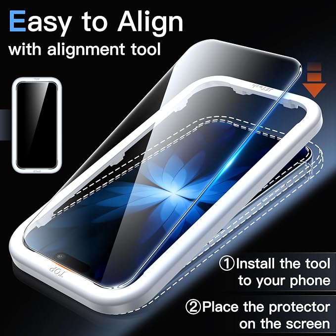 JETech Screen Protector for iPhone 17 6.3-Inch