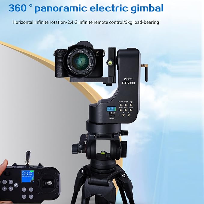PT5000 360° Auto Motorized Rotating Panoramic Head