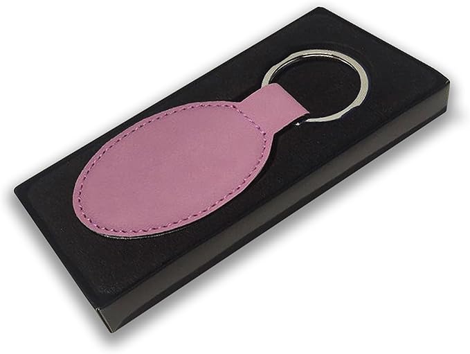 LaserGram Oval Keychain, Disc Golf, Personalized Engraving Included