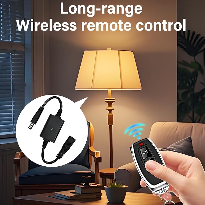 DC 3.6V-24V 5V Wireless Remote Control Switch 5.5 mm x 2.5 mm Plug 2