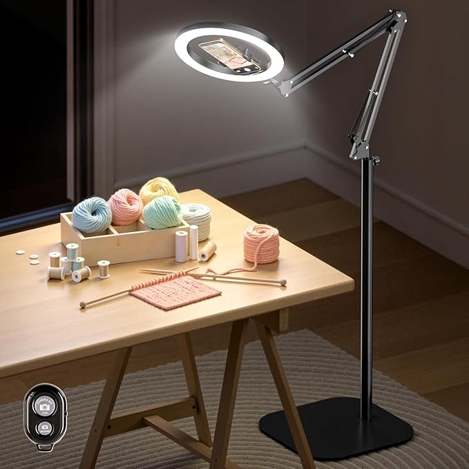 LUXSURE Ring Light Tripod for iPhone
