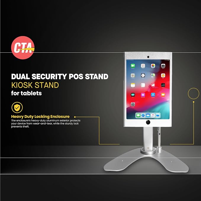 Dual Kiosk Stand- CTA Aluminum Stand