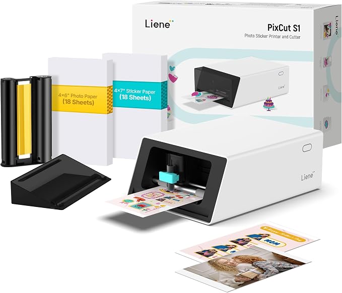Liene PixCut S1 Color Sticker Printer & Cutting Machine