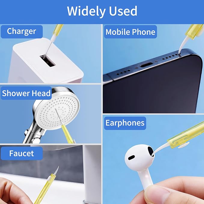 10 Pcs Cell Phone Cleaning Kit, Charging Port Cleaner, Dual Sided Anti Clogging