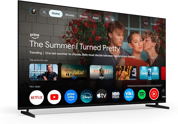 Sony 85 Inch BRAVIA 3 II LED 4K HDR Smart Google TV with Gemini K-85XR30M2 | XR Processor with AI Technology, Dolby Vision/Atmos, 120Hz Refresh Rate, 4K movie credits included, 4xHDMI 2.1, PS5 Features