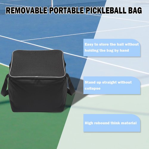 NEESEEYEE Retractable Tennis Ball Hopper Holds 180 Balls, Upgraded Tennis Ball Basket, Easy to Use Without Installation for Tennis Training and Teaching