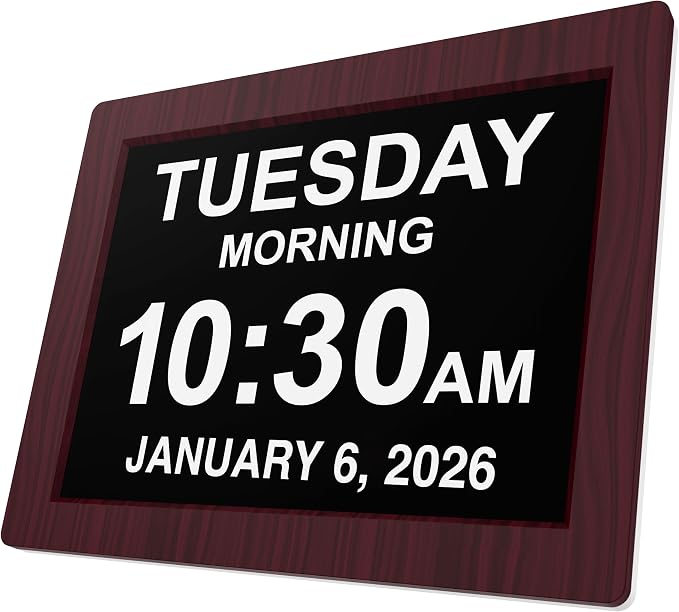 American Lifetime New 2026 Dementia Clock Large Digital Clock