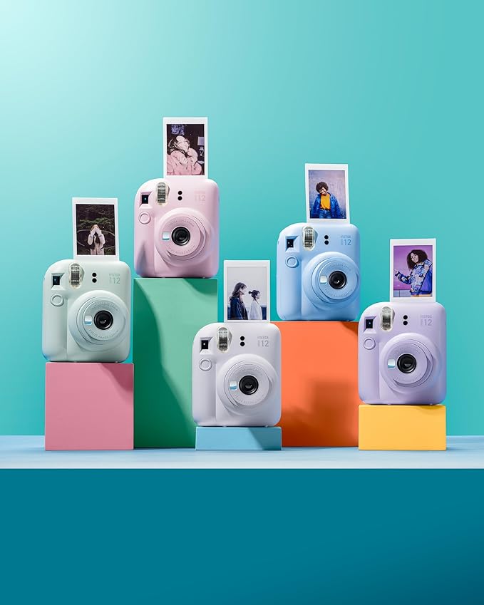 instax mini 12 Camera, Pastel Blue