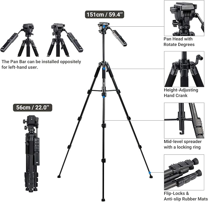 Camera Remote Control Tripod Rplac VCT-VPR1