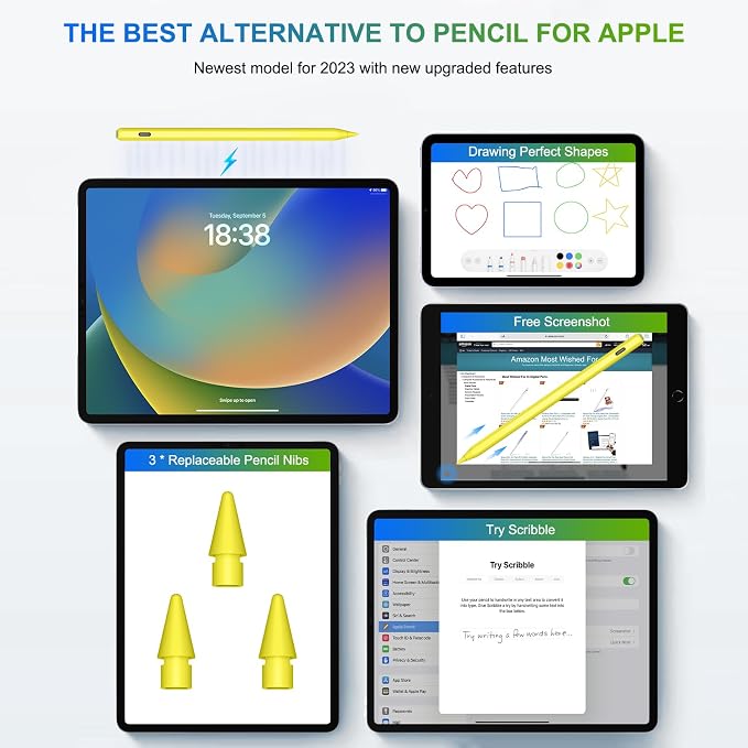 Pencil 2nd Generation Wireless Charging, HATOKU Pencil