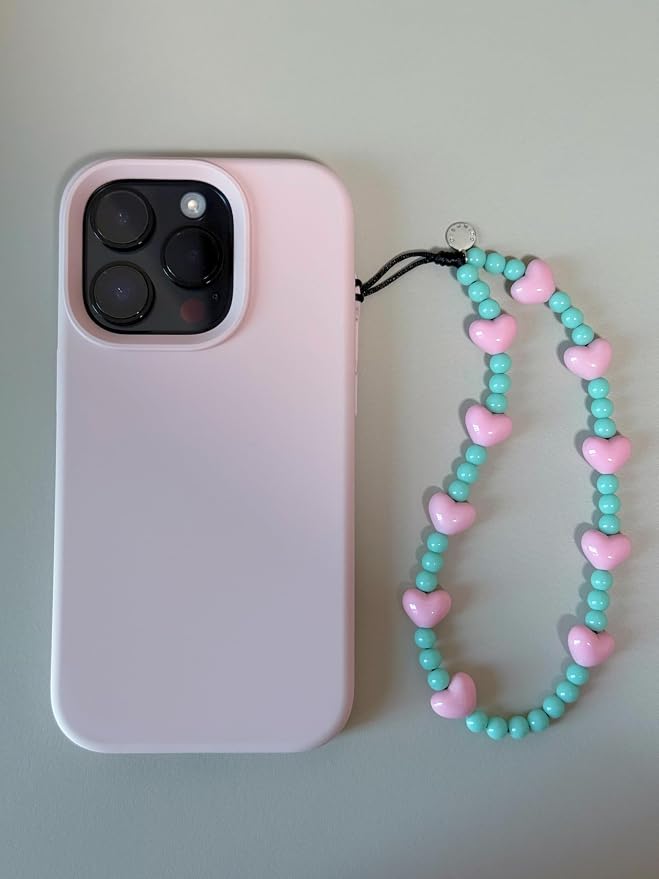 Drawwind Phone Charm Beaded Wristlet Strap Universal Cell Phone Lanyard Cute