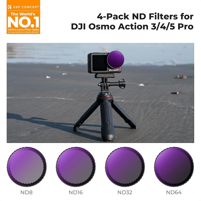 K&F CONCEPT Push-in Fit ND Filter Kit Compatible