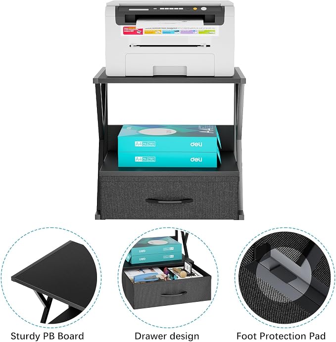 aboxoo Printer Stand for Desk