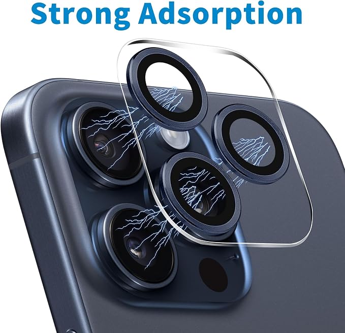 3 Pack Dengduoduo Tempered Glass Camera Lens Protector