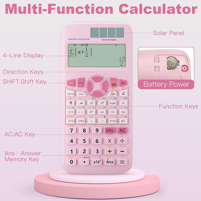 Scientific Calculators, Rudnia Pink Calculators
