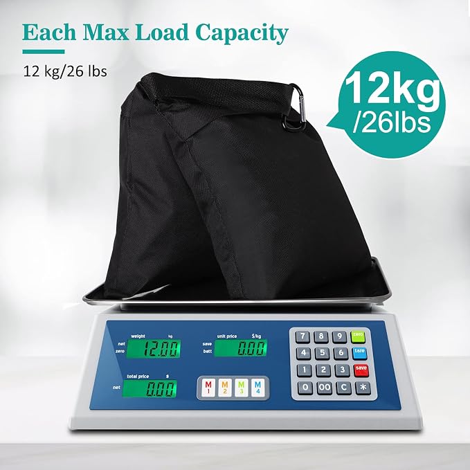 Aimosen 4 Packs Sandbags Weight Bags