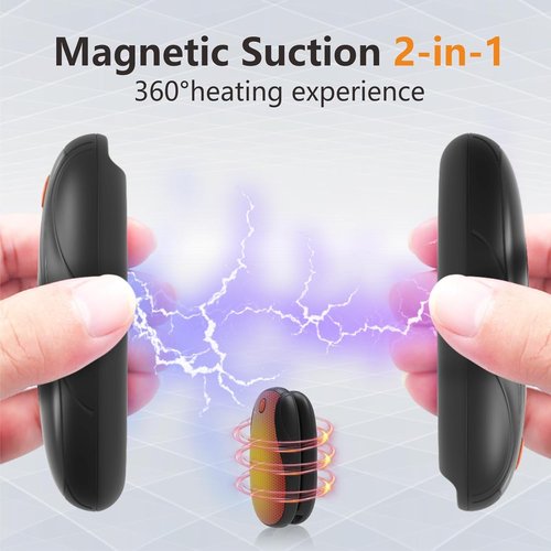 **Skiennix Rechargeable Hand Warmers - 14000mAh Portable Heater with Charging Case | Ideal for Winter & Outdoor Activities**