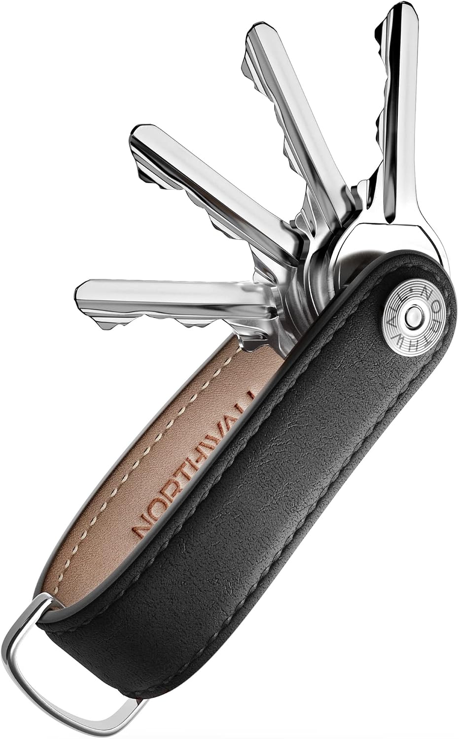 Northwall Keychain Holder, Key Holder Pocket Secure Key Ring, Keychain Accessories for Men, Key Chain Organizer ThorKey