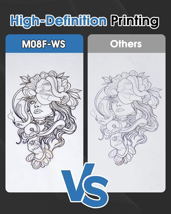 Phomemo Tattoo Stencil Printer, M08F Wireless Thermal Tattoo Printer