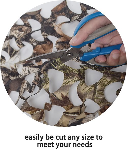GRVCN Camo Netting - Camouflage Mesh for Hunting Blinds & Military Theme Decor | Bulk Roll Sunshade