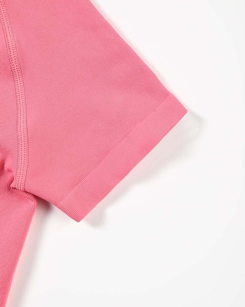 AUROLA Workout Tops - Seamless Slim Fit Zip-Up Yoga Jacket for Women | Short Sleeve Crop Top