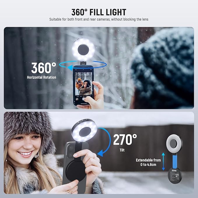 NEEWER ENTRY LEVEL VERSION Magnetic Selfie Light Compatible
