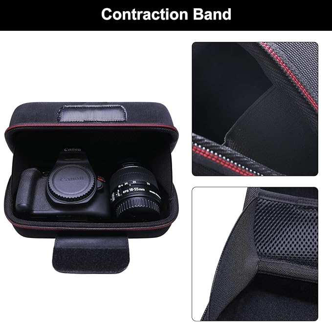 LTGEM Camera Case for Canon EOS Rebel T7 / R50 / R100 / R50 V / T6 / R8 / R10 /