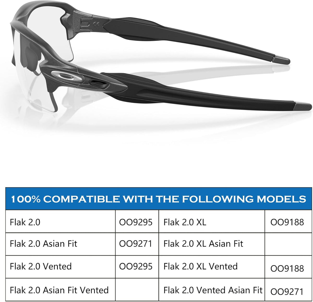 Oakley Replacement Earsocks & Nosepieces Rubber Kits - Flak 2.0 OO9295 | Flak 2.0 XL OO9188