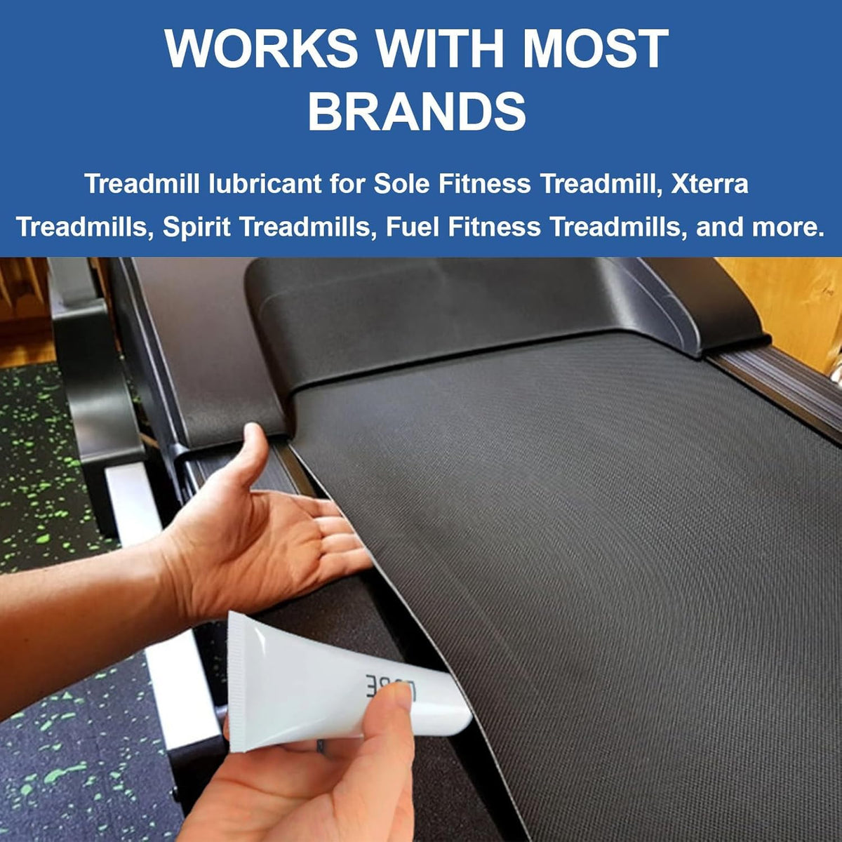 Spirit Fitness Treadmill Lubricant - Silicone Oil Maintenance with Cleaning Cloth & Brush | 2 Pack