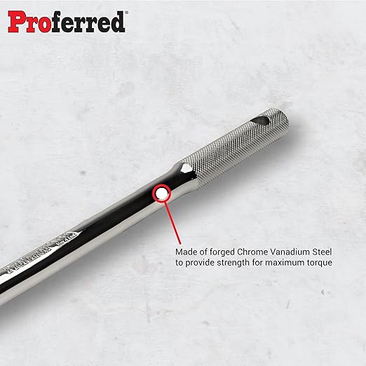 Proferred S41201 Flex Handle, Breaker Bar, 1/2" Drive, 15"