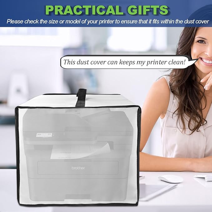 Printer Cover for Brother, Waterproof Anti-Static Thick Dust Cover, Printer