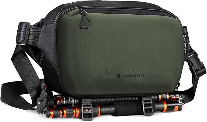 K&F CONCEPT Camera Sling Bag Crossbody Bag Waterproof Camera Shoulder Backpack