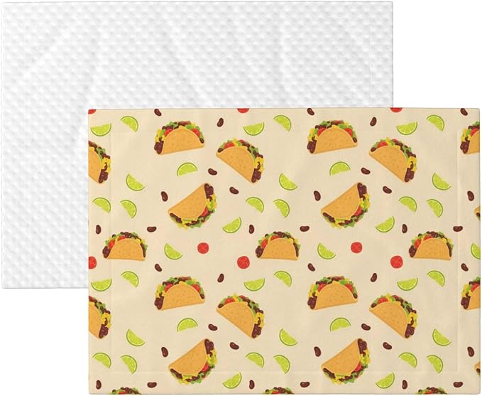 Double Sided Plush Pet Blanket with Cozy Dot Texture and Smooth Reverse, Mexican Taco, Reversible Throw for Dogs Cats on Couches Beds Crates