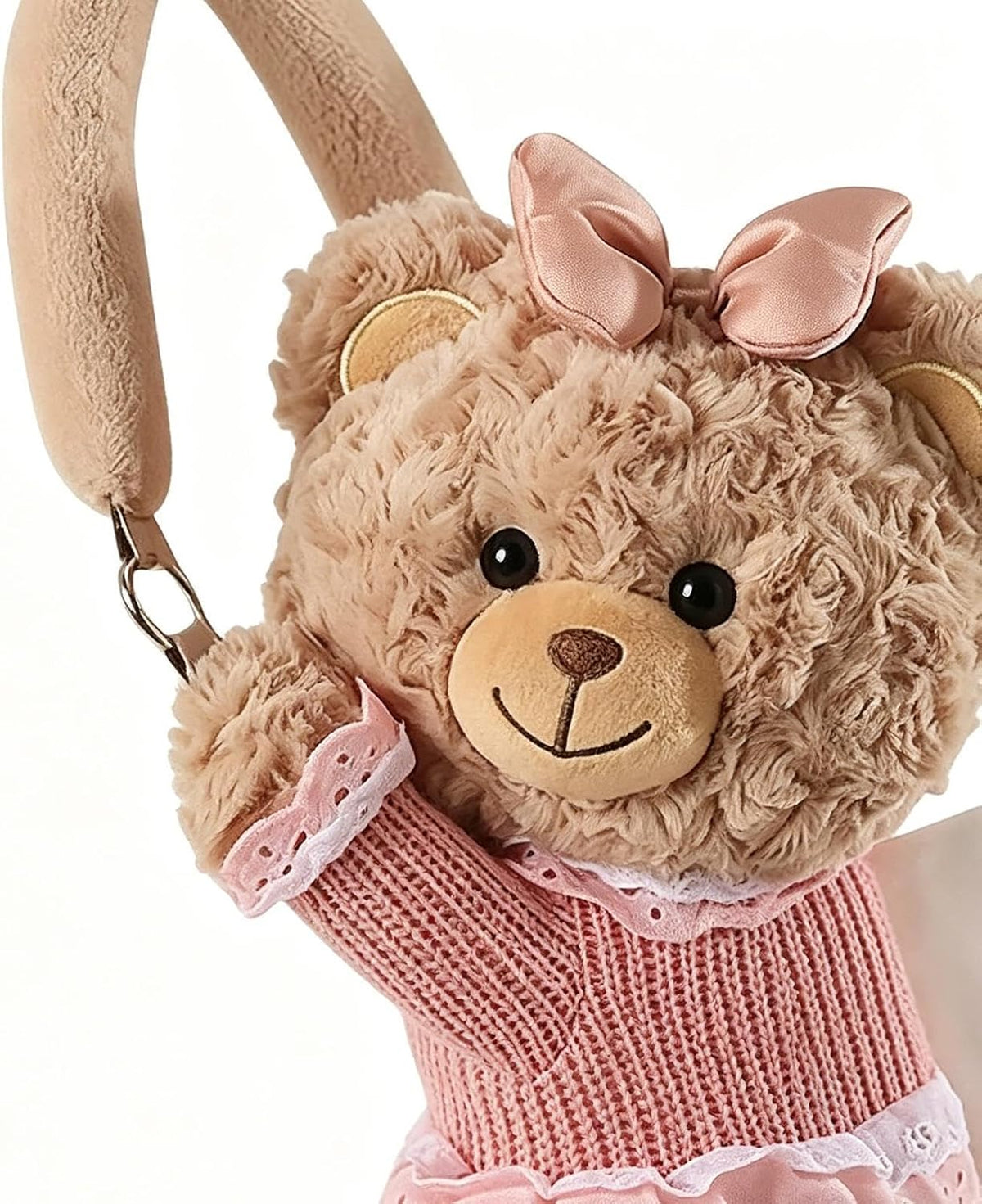 Car Tissue Holder, Plush Bear Decor, Auto Napkin Storage Box