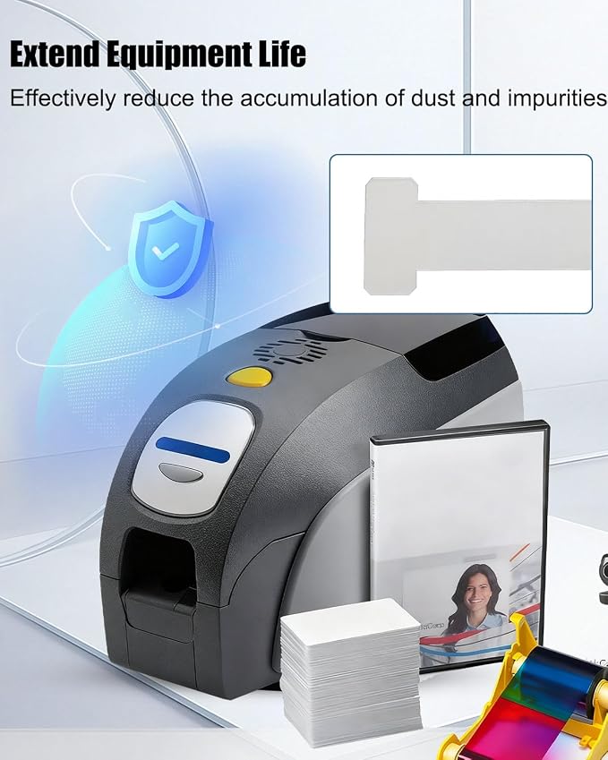 4 PCS Cleaning Kits Fit for Zebra ZXP Series 1 ZXP Series 3 ID Card Printers